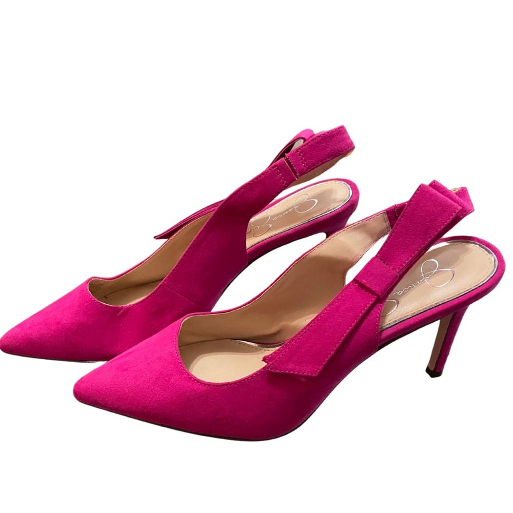 Jessica Simpson Hot Pink Crillera Slingback Size 9.5
